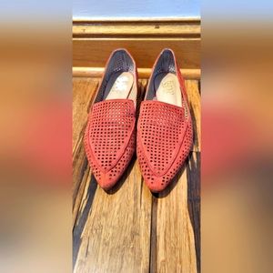 Franco Sarto perforated flats. Size 8